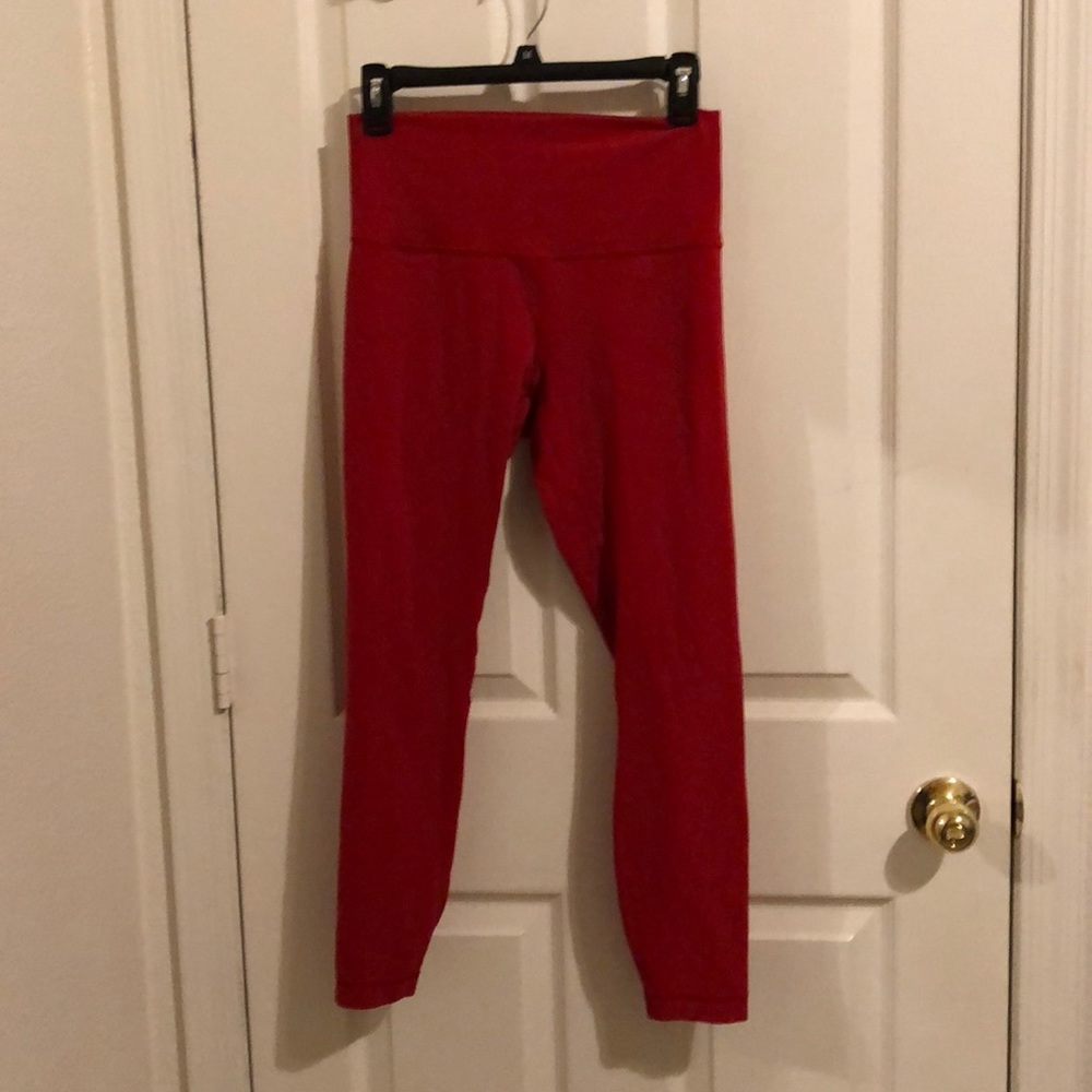Red lululemon align 25”